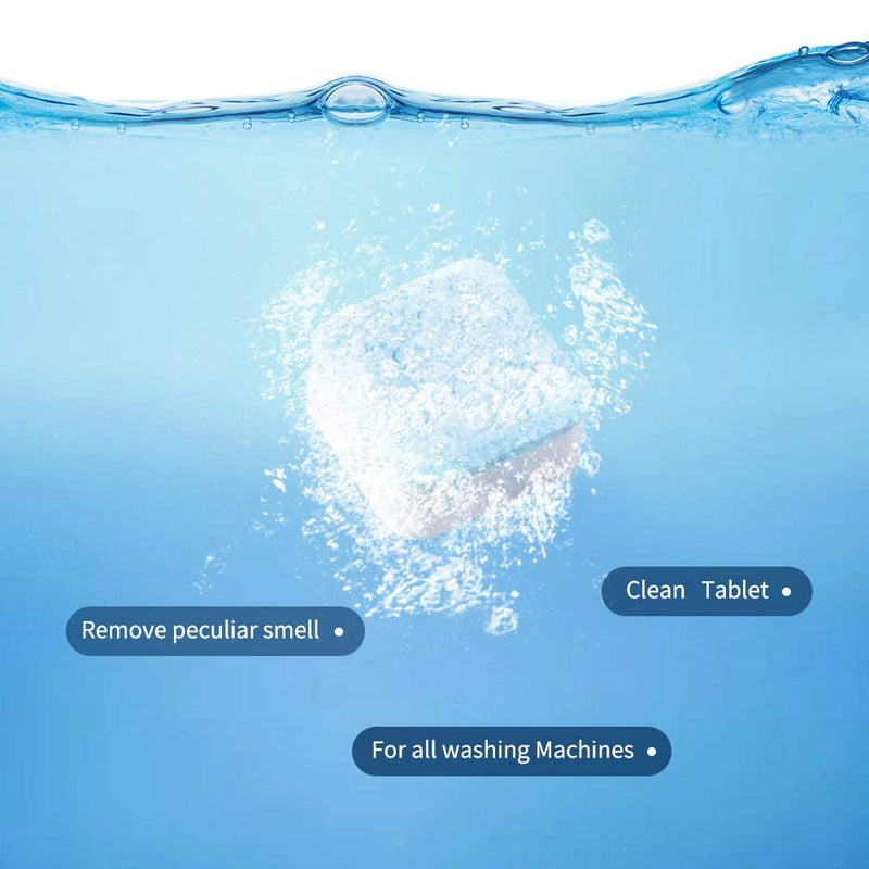 NATRUTH Washing Machine Cleaner Descaler 30 Pack Deep Cleaning Washer cleaner Tablets For HE Front Loader & Top Load Washer - BeesActive Australia