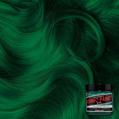 Manic Panic Semi Permanent Green Envy Hair Dye, 4 oz, 2 Pack