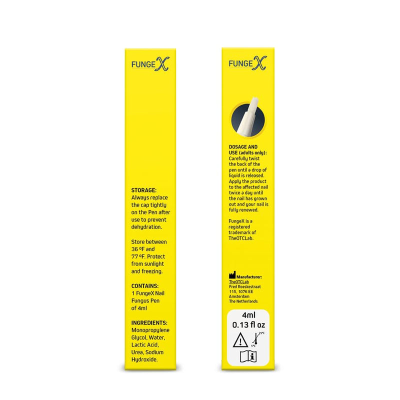 Nail Fungus Renewal Pen - Reduces Discoloration of the Fungus Nail - Normalizes Toenail Thickness - Hydrates Brittle Nails with Clear and Odorless Solution