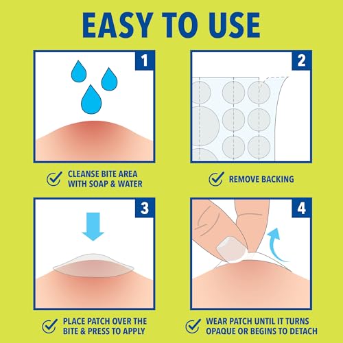 Cutter Bug Bite Itch Relief Hydrocolloid Patches, 51 Count