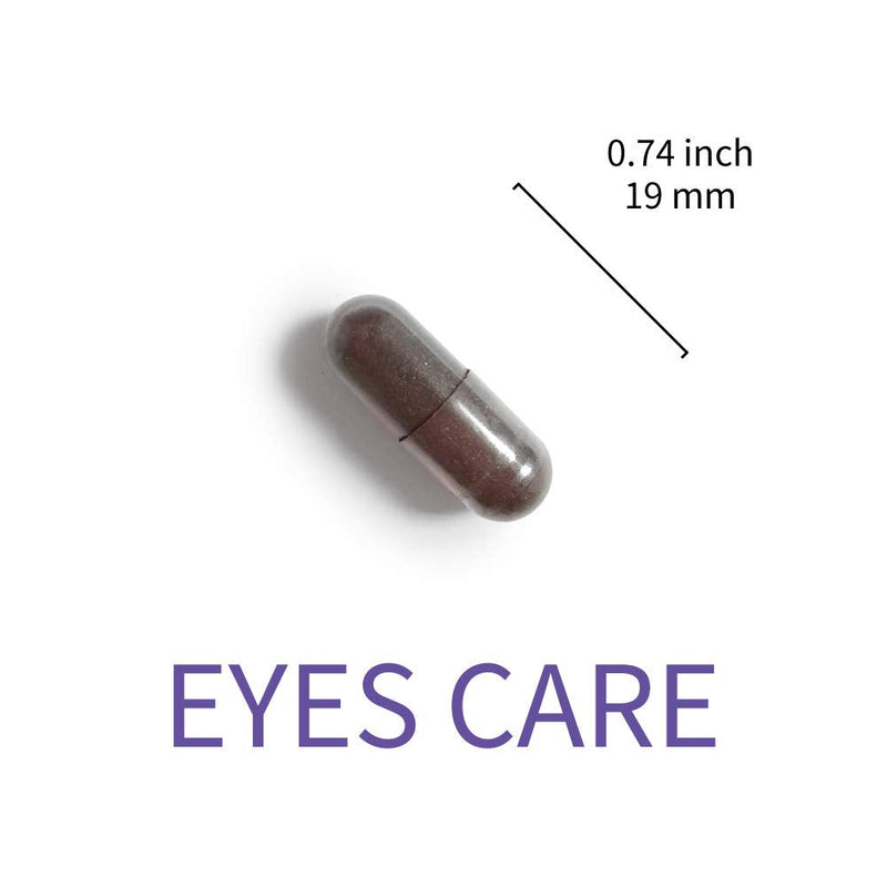 LOVITA Eyes Care, Eye Vitamins with Clinically Proven FloraGLO Lutein, 10000 mg Equivalent Bilberry, Black Currant & Eyebright, Supports Eye Strain, Dry Eye and Vision Health, 60 Vegetarian Capsules | With Vitamins B1, B2 & B12, Black Currant, Bilberry...