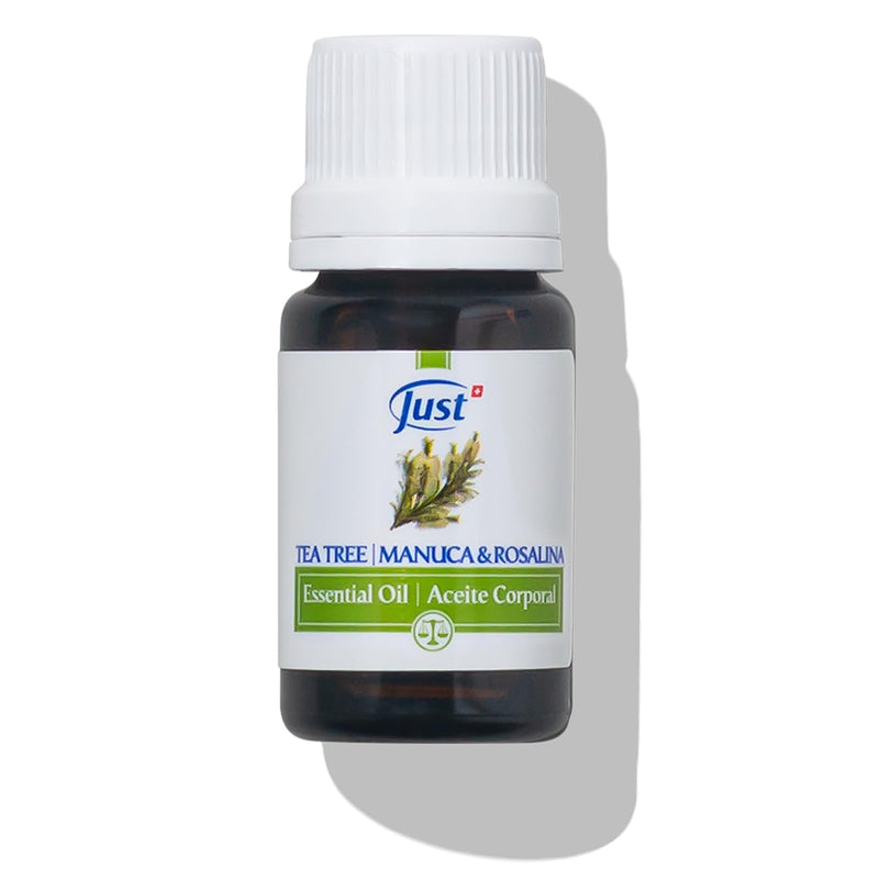 SwissJust Tea Tree Oil 10ml - Promotes Skin Regeneration, Targets Athlete's Foot, Enhances Oral Care and Ensures Hygiene and Intimate Comfort - BeesActive Australia