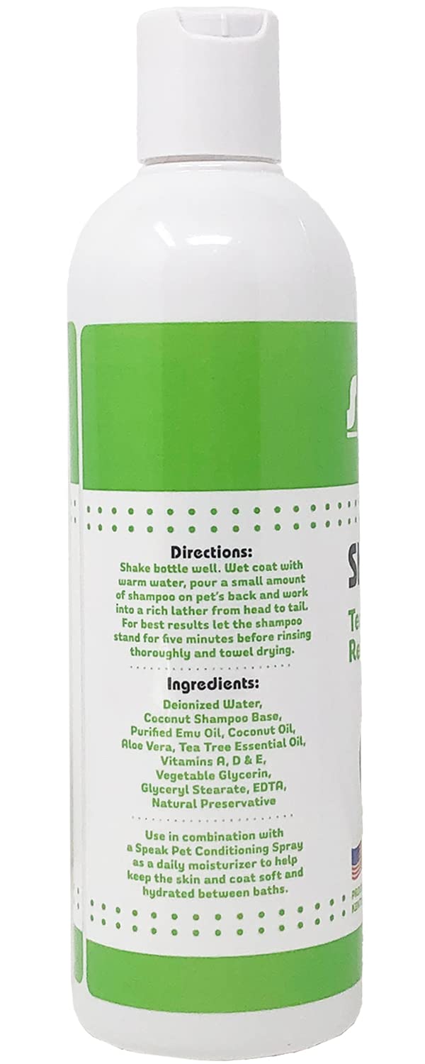 Natural Dog Shampoo, Tea Tree Relief, 17oz - PawsPlanet Australia