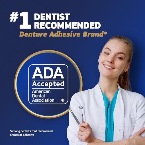 Fixodent Pure Strength Secure Denture Adhesive 2.4oz (Pack of 4) 2.4oz (Pack of 4)