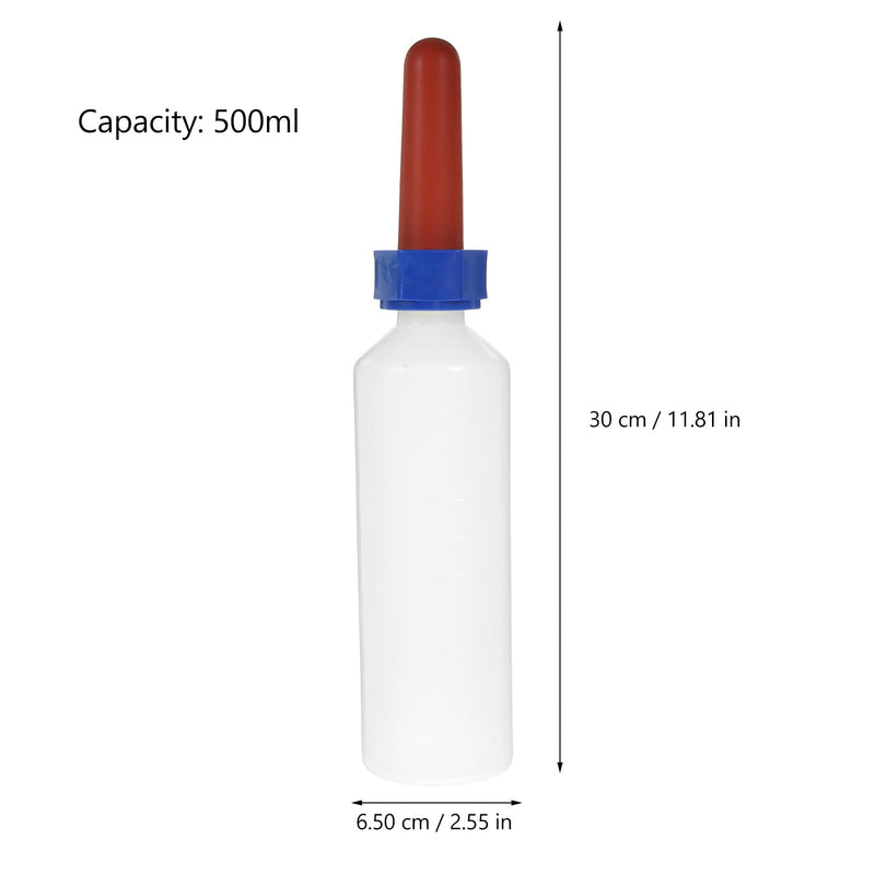 Yardwe Milking Bottle 500ml for Calves Nutritious Rearing Bottle and Milk Bottle for Feeding - Ideal for Small Animals Cats - Puppies Goats and Sheep Practical Drinking Feeder for - BeesActive Australia