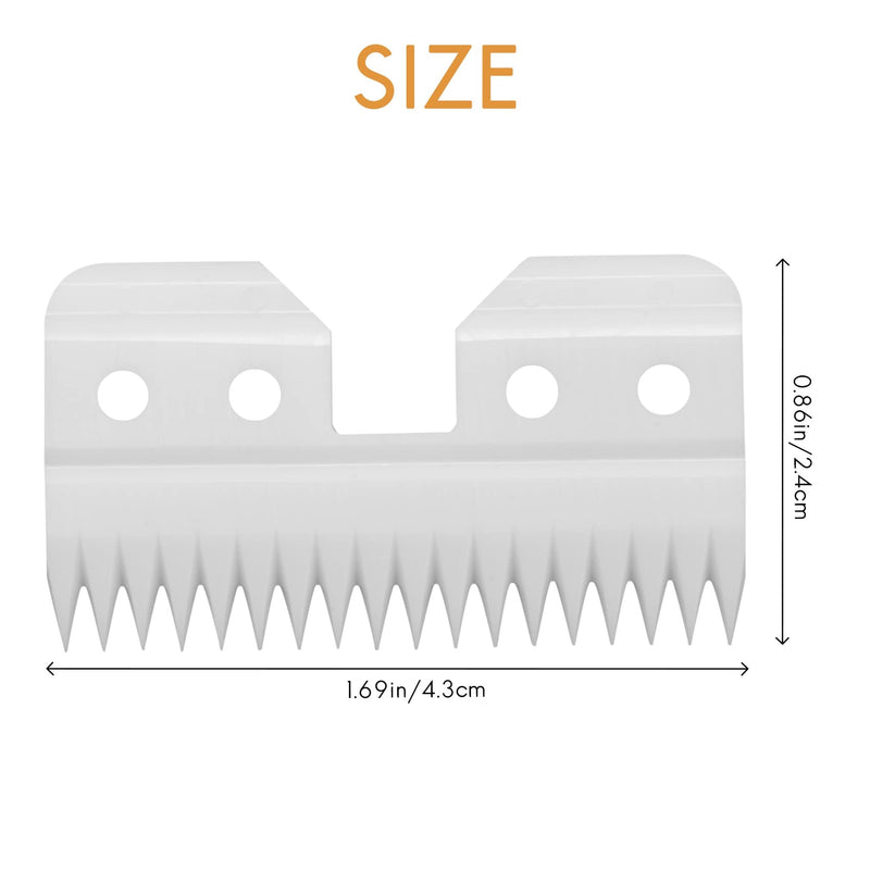 Boerunid 10 pieces/lot replaceable ceramic 18 teeth pet ceramic clipper cutting knife for A5 series - BeesActive Australia