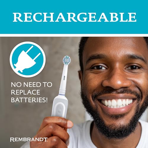 REMBRANDT Rechargeable Toothbrush + 4 EasyFlex Brush Heads