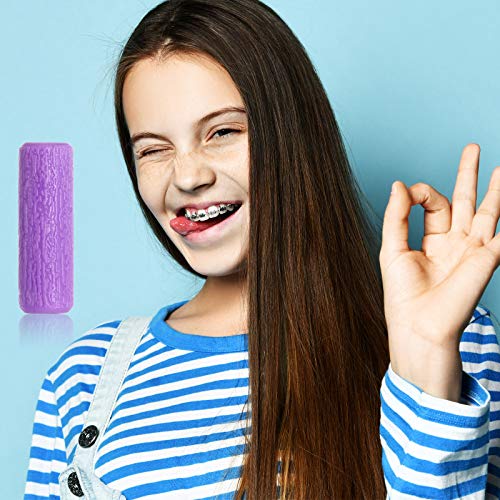 100 Pieces Aligner for Aligner Chompers Aligner Trays Seater Orthodontic Dental Aligner, White Green Orange Pink and Purple