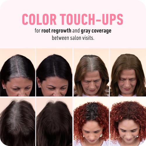 Boldify Hairline Powder, Root Touch Up Hair Color Black 10g 0.35 Ounce (Pack of 1)