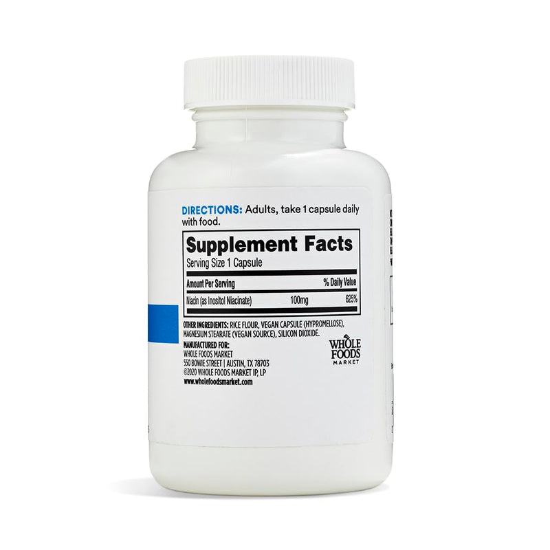 365 by Whole Foods Market, Niacin, 100 Mg, 100 Count
