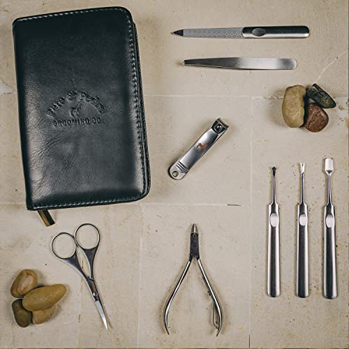 Pete & Pedro 8-Piece Manicure Set Stainless Steel Kit for Men & Women a) 8-Piece Stainless Steel Manicure Set