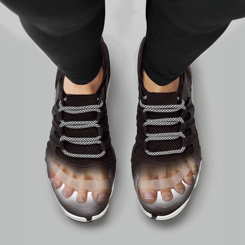Awesome Toes Spacers & Separators, Fast Pain Relief from Hammertoe & Bunions, Two Pairs in Stylish Wooden Box, Latex-Free Rubber Toe Stretchers Used for Walking, Running & Yoga Practice Small & Medium Kit