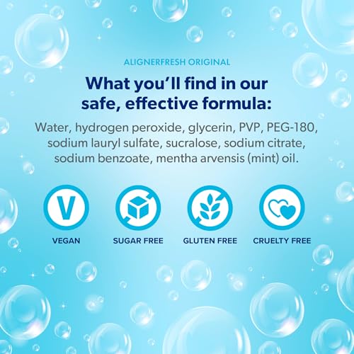 EverSmile Aligner & Retainer Care Bundle – Original Clean Foam (50ml) + Enamel Guard Fluoride Foam (50ml) – Eliminates Bacteria, Whitens Teeth, Supports Gum Health & Protects Enamel