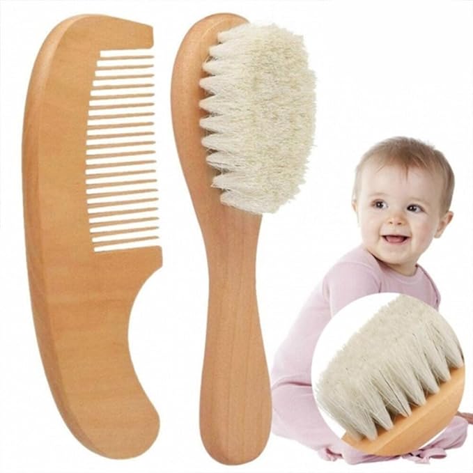 2pcs Baby Hair Brush, Baby Brush, Newborn, Infant, Baby, Hair Brush, Hair Brush, Smooth Hair Brush, Baby Hair Brush, Baby Hair Brush, Baby Hair Brush, Baby Hair Brush, Baby Hair Cloth, Baby Shower Gift (Style1) - BeesActive Australia