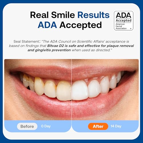 Bitvae ADA Accepted Electric Toothbrush, 60-Day Battery Travel Toothbrush Shadow Black