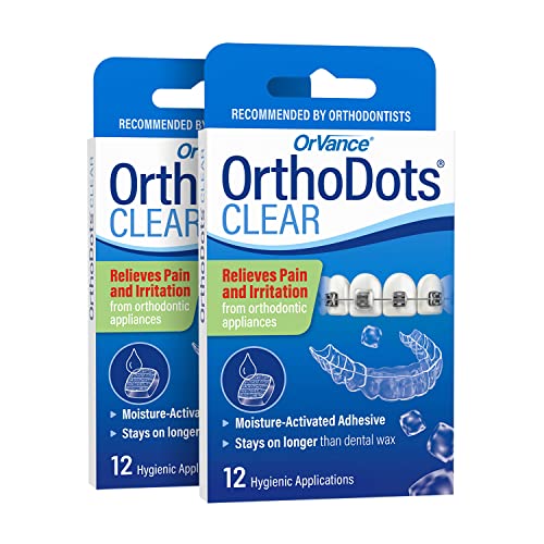 ORVANCE Braces Flosser 2 Pack & OrthoDots Clear 2 Pack – Clean and Protect Your Orthodontics