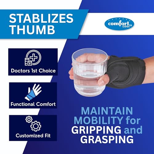 Comfort Cool CMC Thumb Brace - Black, Left Hand, Medium | NC79564
