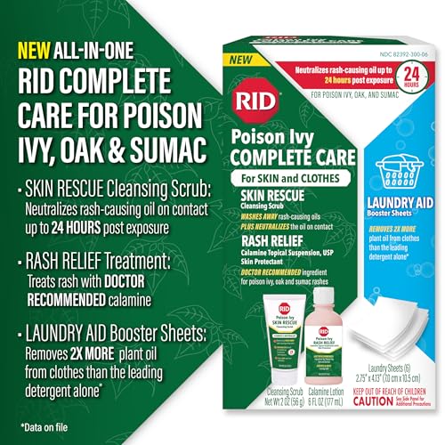 RID Poison Ivy Complete Care for Skin & Clothes – Poison Ivy, Oak & Sumac