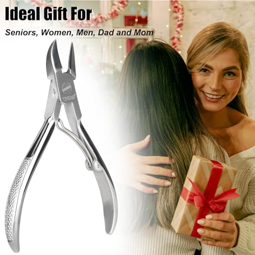 Toenail Clippers for Thick and Ingrown Nails, Curved Blade Curved Blades