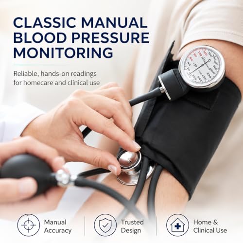 NOVAMEDIC Adult Self-Taking Manual Blood Pressure Cuff & Stethoscope Kit
