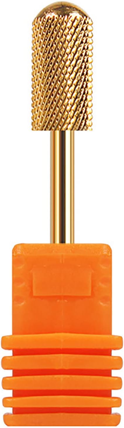 Nail Drill Bit, Gold Bit, Set of 3 Sizes, Nail Art, Barrel Carbide Bit, Nail Machine Attachment (F+C+M) - BeesActive Australia