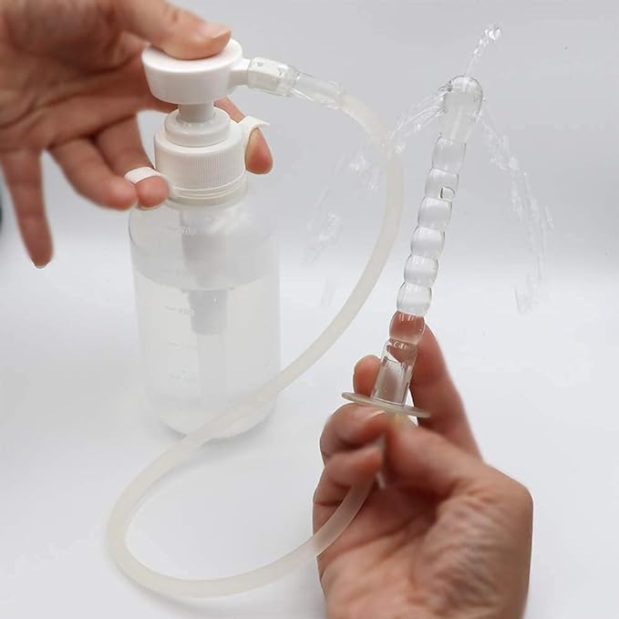 11 x Multi-purpose Cleaner Nozzles & 1 Tubes for Vagina Cleaning Enema Water Supply Feeding Cleaning Infusion - BeesActive Australia