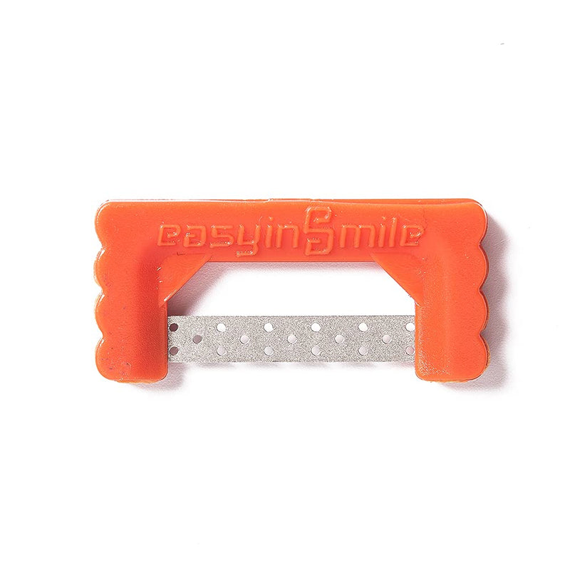 Orthodontic Interproximal Reduction Strips 10PCS Dental IPR/IR Striping System Teeth Polishing Strip Single-Hand Use Tooth Enamel Repair Kit (Red Color) Red Color