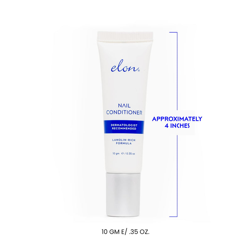 Elon Lanolin-Rich Nail Conditioner – Strengthens Nails, Protects Cuticles, Dermatologist-Recommended for Brittle & Damaged Nails (10g Tube) 0.35 Ounce (Pack of 1)
