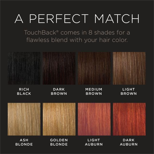 TouchBack Pro Gray Root Touch Up Marker Applicator - Real Hair Color - Medium Brown