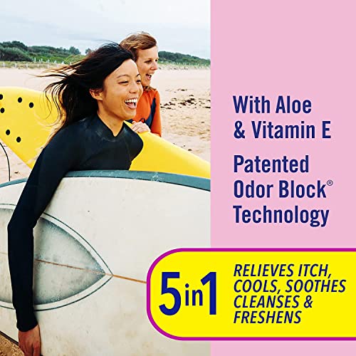 VAGISIL Anti-Itch Medicated Feminine Wipes, Max Strength, 20 Wipes (1 Pack) Anti-Itch Medicated Wipes 20 Count (Pack of 1)