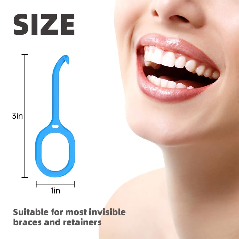 EAEDMY 48PCS Individually Packaged Aligner Removal Tool for Invisible Removable Braces Retainers and Dentures, Personal Orthodontic Solution Accessories (48pcs)