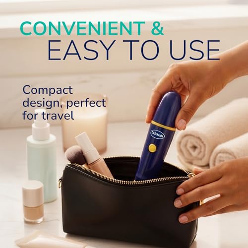 Dr. Scholl's Callus Remover Electronic Foot File, Electronic Foot Callus Remover, Effortless Soft Smooth Skin in Minutes Perfect for Travel, for Women & Men, AAA Batteries Included