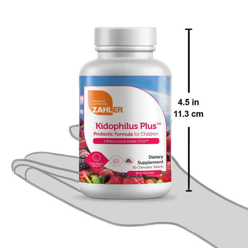 Zahler Kidophilus, Kids Probiotic, Great Tasting Probiotics for Kids, Certified Kosher (90 Count) - BeesActive Australia