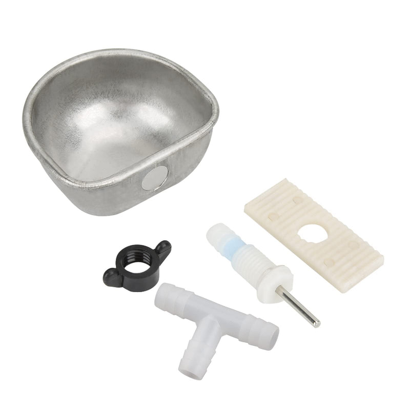 Rabbit Water Feeder, 10 Pack Splint Type Fixed Design Removable Hanging Pet Cage Water Bowl Anti Scratch Nipple Drinking Water Bowl Rabbit Breeding Equipment for Pet Care - BeesActive Australia