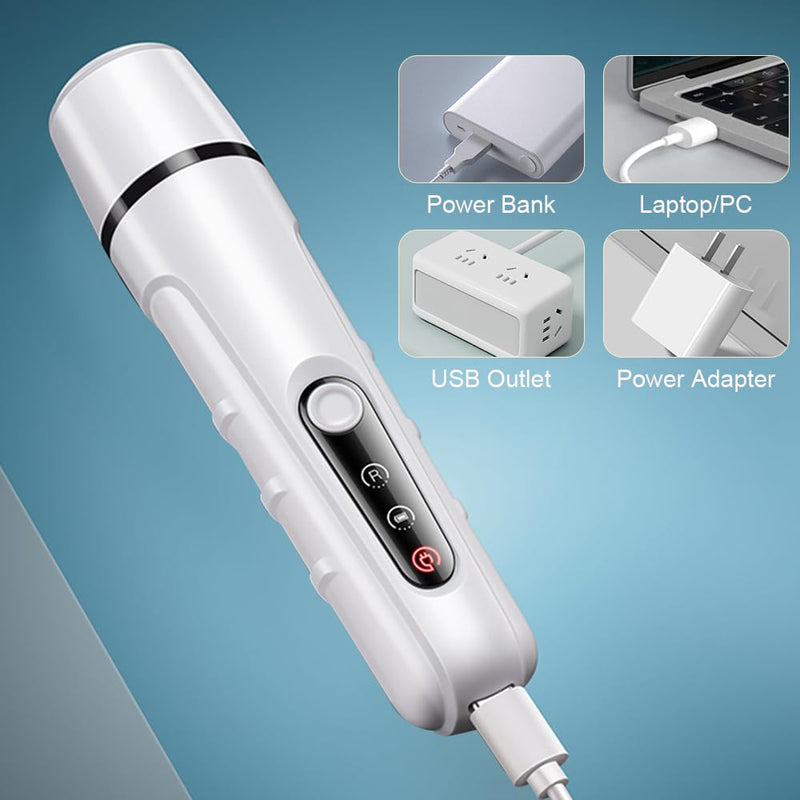 MiOYOOW Dog Nail Grinders, Electric Puppy Nail Clipper with LED Light & Smart Display, Low Noise Pet Nail Trimmer for Pet Dogs Cats - BeesActive Australia