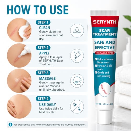 Scar Serum for Face & Body, Helps Improve the Appearance of Scars