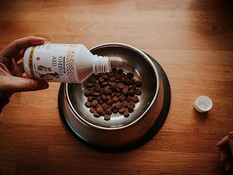 OmegaAid Omega 3 Supplement 500 ml, for Dogs and Cats, Skin and Coat Supplement