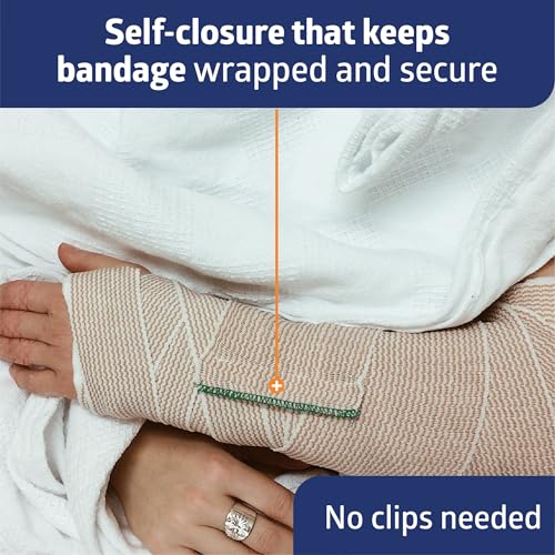 Medline Elastic Matrix Bandage, 6" x 15 yd., 4 Count 6 Inch x 15 yards