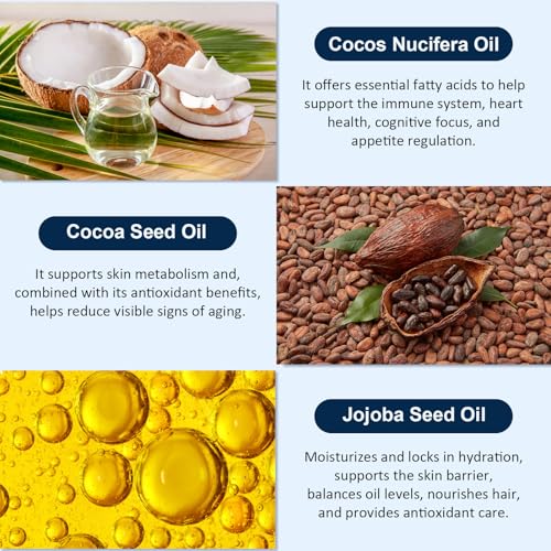 Scar Butter Moisturizer with Cocoa Butter & Coconut Oil, Deep Hydration for Face, Body & Hands, For All Skin Types, 20g