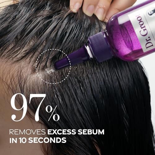 Dr. Groot Scalp Exfoliating Detox Water for Hair Loss, Korean Hair Care, AHA to remove Sebum, Purify Scalp, Menthol Refreshing, Scalp Revitalizing Solution