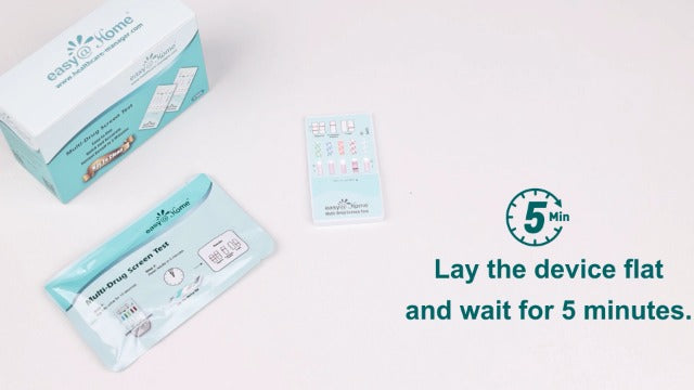 Easy@Home 5 Panel Urine Drug Test Kit, Multi Drug Screening Test, 25 Pack 25 Count (Pack of 1)