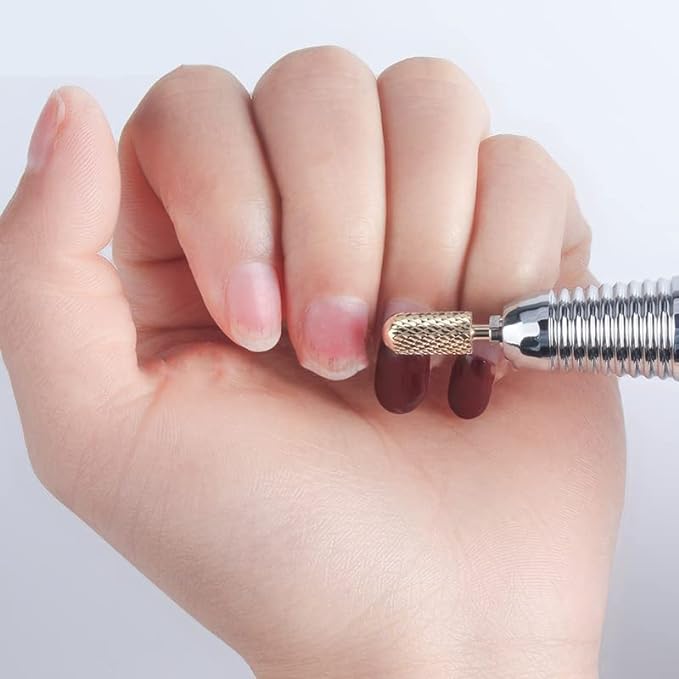 Yyiingkku Nail Art Drill Bit for Nail Machine, 3 Sizes F(Fine Grinding), C (Coarse Grinding), Medium Finish, Grinding Nail, Polishing Head, Nail Machine Attachment, Perfect for Removing Acrylic and Thick Hard Gels, Practical - BeesActive Australia