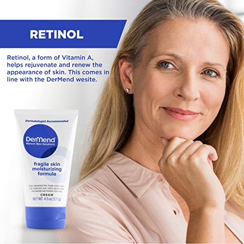 DerMend Fragile Skin Moisturizer 4.5 oz - Firms Aging Skin & Mature Skin 4.5 Ounce (Pack of 1)