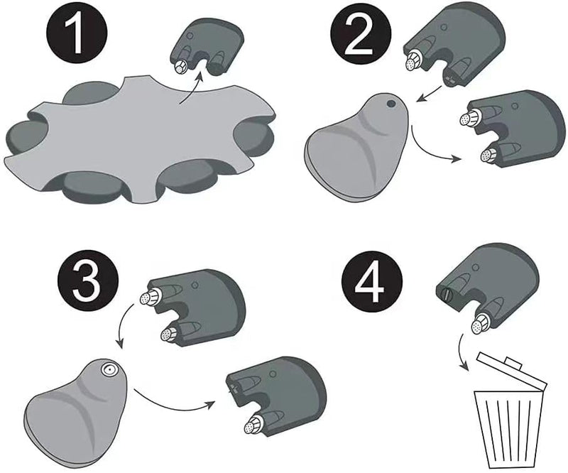 Prowax Minifit for Oticon Prowax Minifit Hearing Aid Wax Guards - Oticon Prowax Minifit Wax Filters Replacements for Hearing aids(5 Packs) 5 - BeesActive Australia