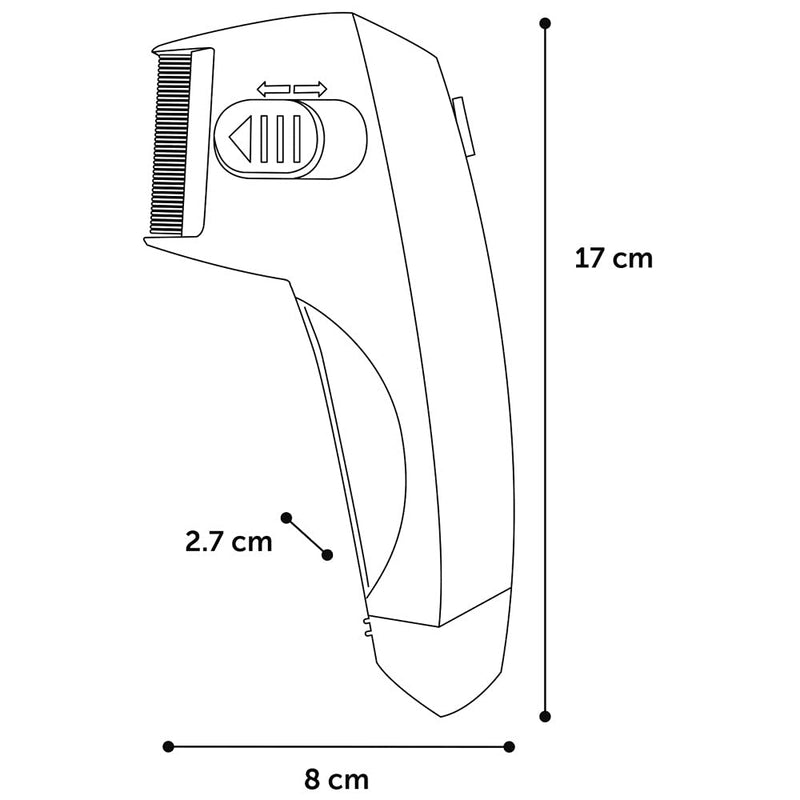 FLEA COMB PULEKS WHITE 17CM - BeesActive Australia