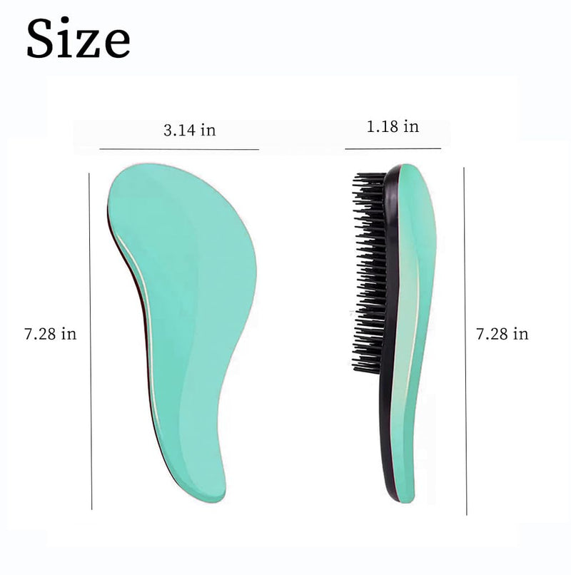 Small Dog Brush - Puppy Hair Brush- Grooming Tool for Teddy, Yorkies, Maltese, Shih Tzu, Chihuahua (Green) Green - BeesActive Australia