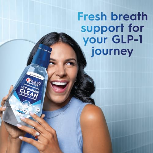 Crest Pro-Health Mouthwash Oral Rinse, Refreshing Clean Mint, 250 Milliliter (Pack of 3)