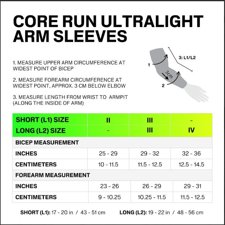 CEP Compression Forearm Sleeves for Men & Women – Lightweight Arm Support for Circulation, Recovery & Muscle Stability (Pair) 3 Black/Grey - BeesActive Australia