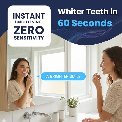 Pro White Teeth Whitening Pen - Peroxide-Free Teeth Whitener with Pap-X Formula - Vegan & Cruelty-Free Paint-On Whitening Teeth Gel for Coffee, Tea & Wine Lovers - 2ml - 2 Pack 1 Count (Pack of 2)