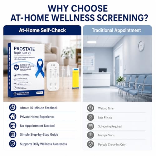 PSA Test Kit for Men – At-Home Rapid Self‑Test Kit, 1 Pack